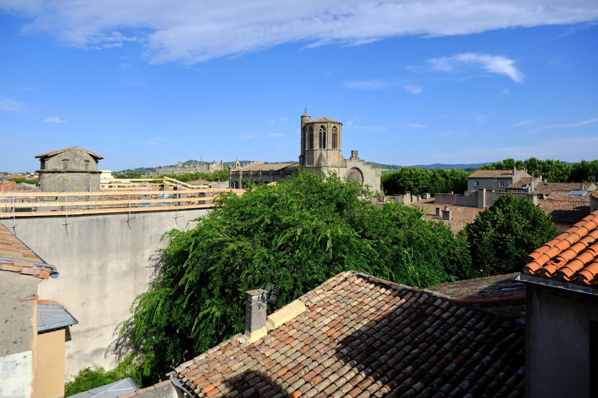 Mon Toit Carcassonnais •Hypercentre •Terrasse •Vue Apartamento Carcassonne Exterior foto
